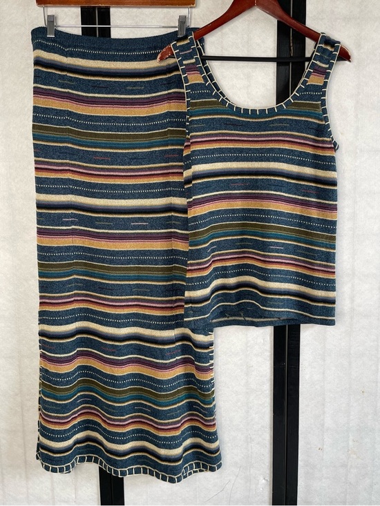 Double D Ranch Dresses & Skirts - Double D Ranch Striped Knit Tank top and skirt set. Size: M